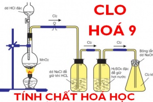 Tính chất hoá học của Clo (Cl), ví dụ và bài tập về Clo - Hoá lớp 9 bài 26